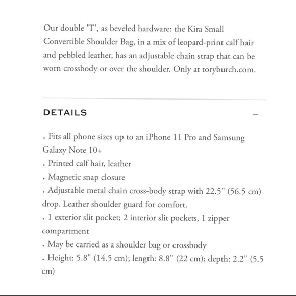 Tory Burch Kira Mixed-materials Small Convertible - Picture 6 of 9